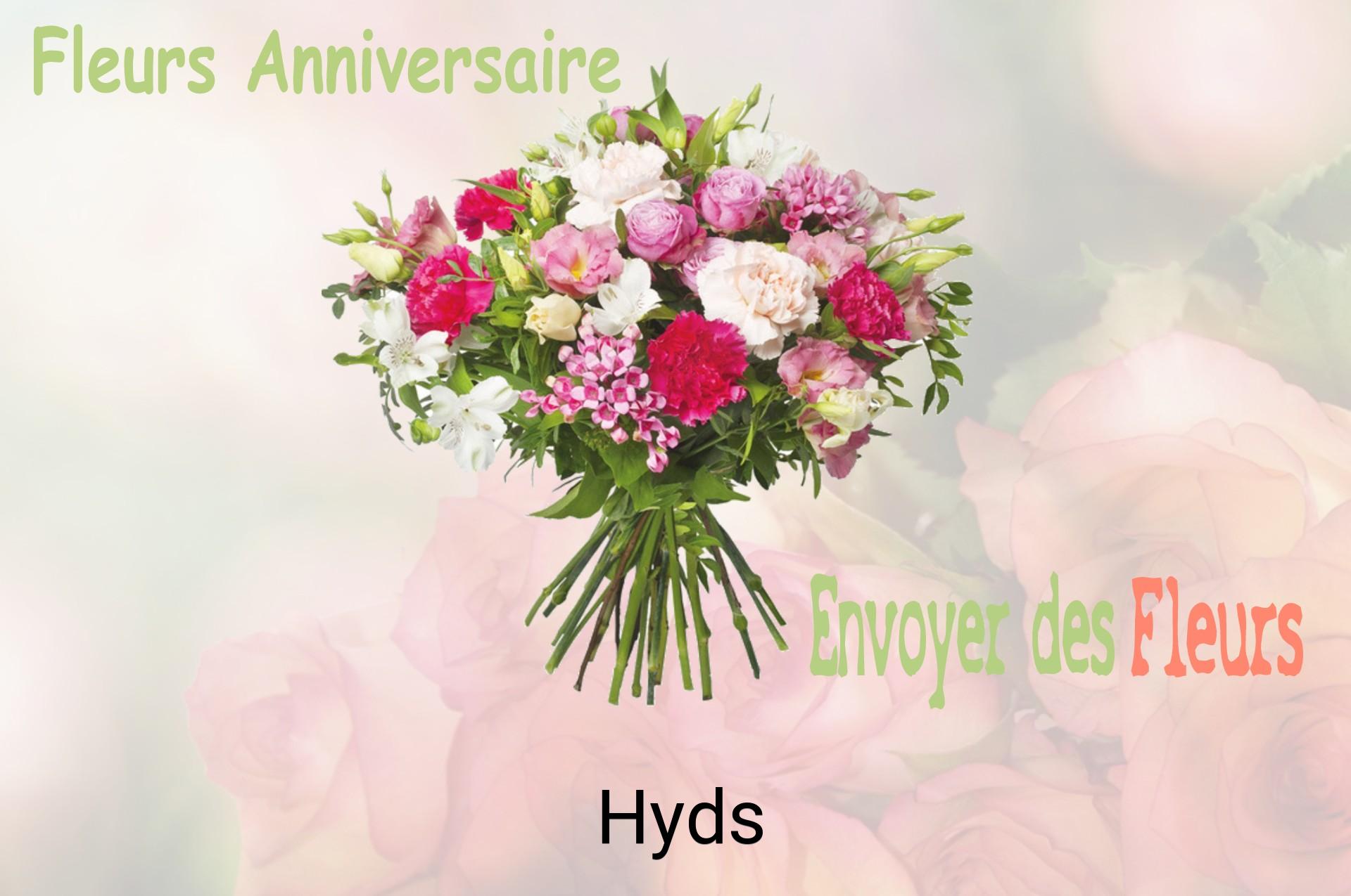 Bouquet de fleurs d’anniversaire livré à Hyds